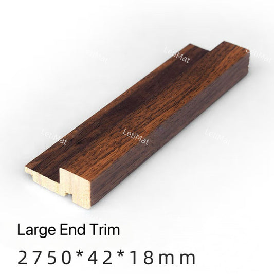 Solid Wood Grille End Trim | Small & Large | Matching 10 Colors | Clean Edge Finish
