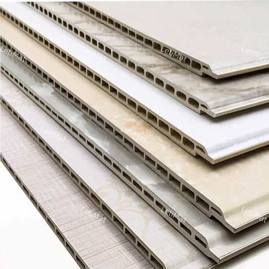 Bamboo Wood Fiber Integrated Wall Plank | Click-Lock Self-Install | Plain & V-Groove | Waterproof Interior Wall Cladding
