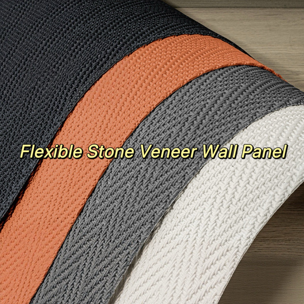 Flexible Stone Veneer Wall Panel | Real Stone Texture | Lightweight Bendable Sheet | 10 Patterns | Indoor & Outdoor