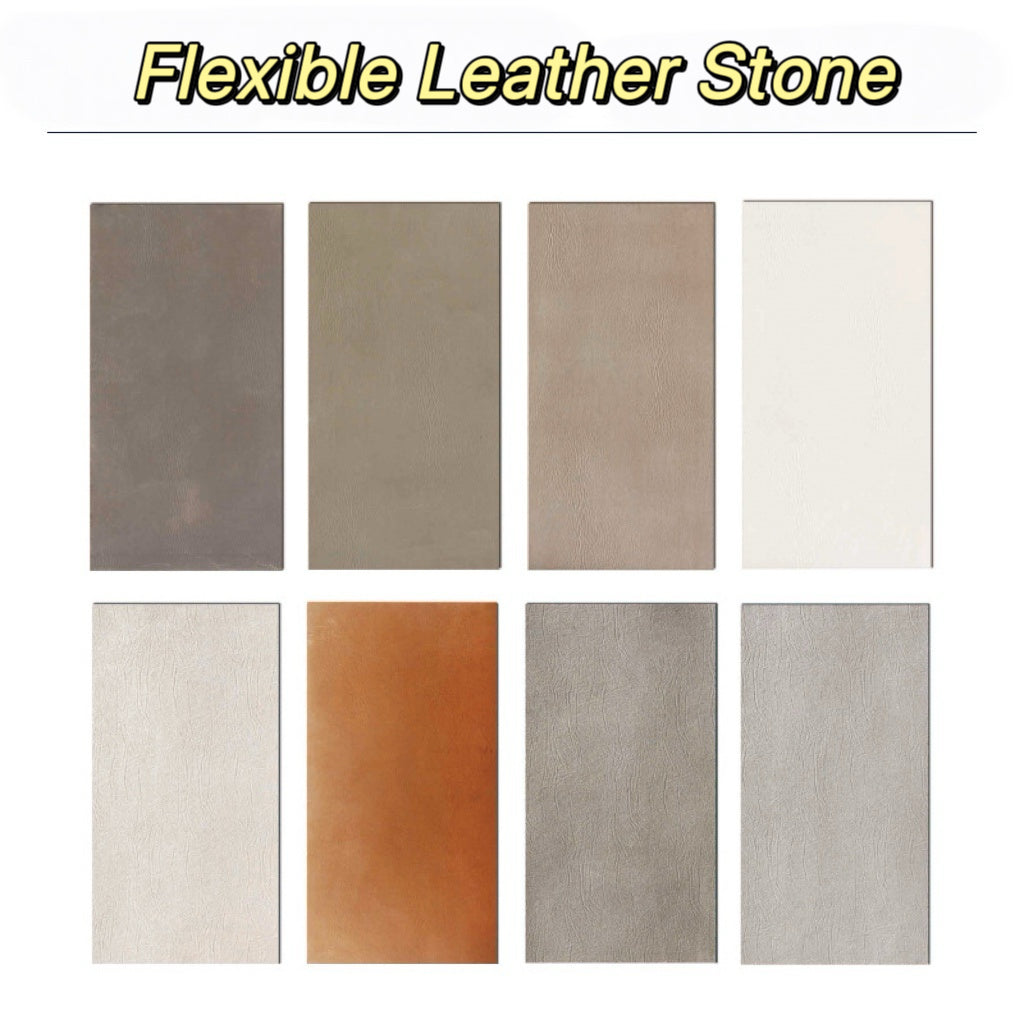 Flexible Stone Veneer Wall Panel | Real Stone Texture | Lightweight Bendable Sheet | 10 Patterns | Indoor & Outdoor