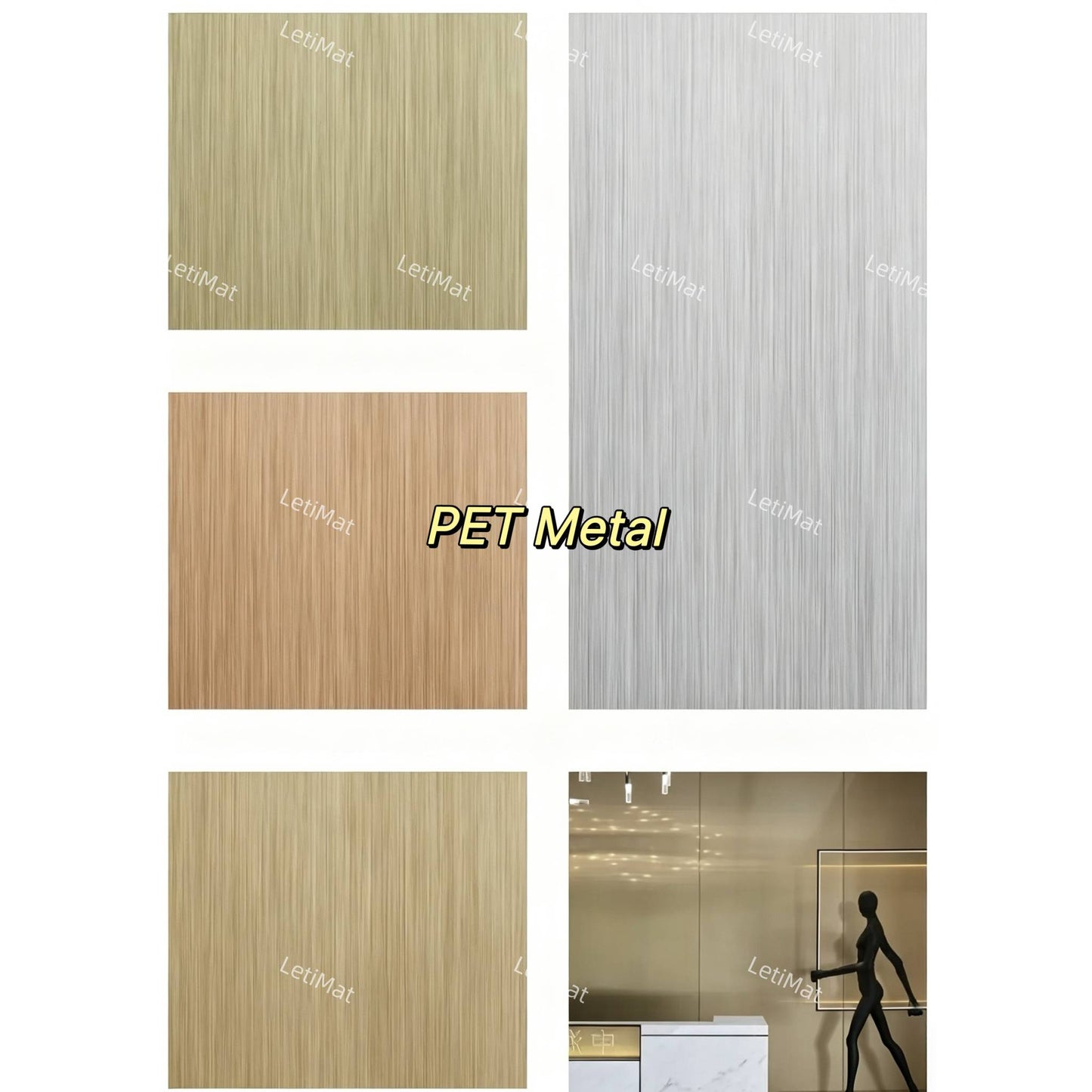 Carbon Crystal Wall Panel | Bamboo Charcoal Fiber | 8 Premium Textures | Waterproof Fire-Rated Interior Cladding