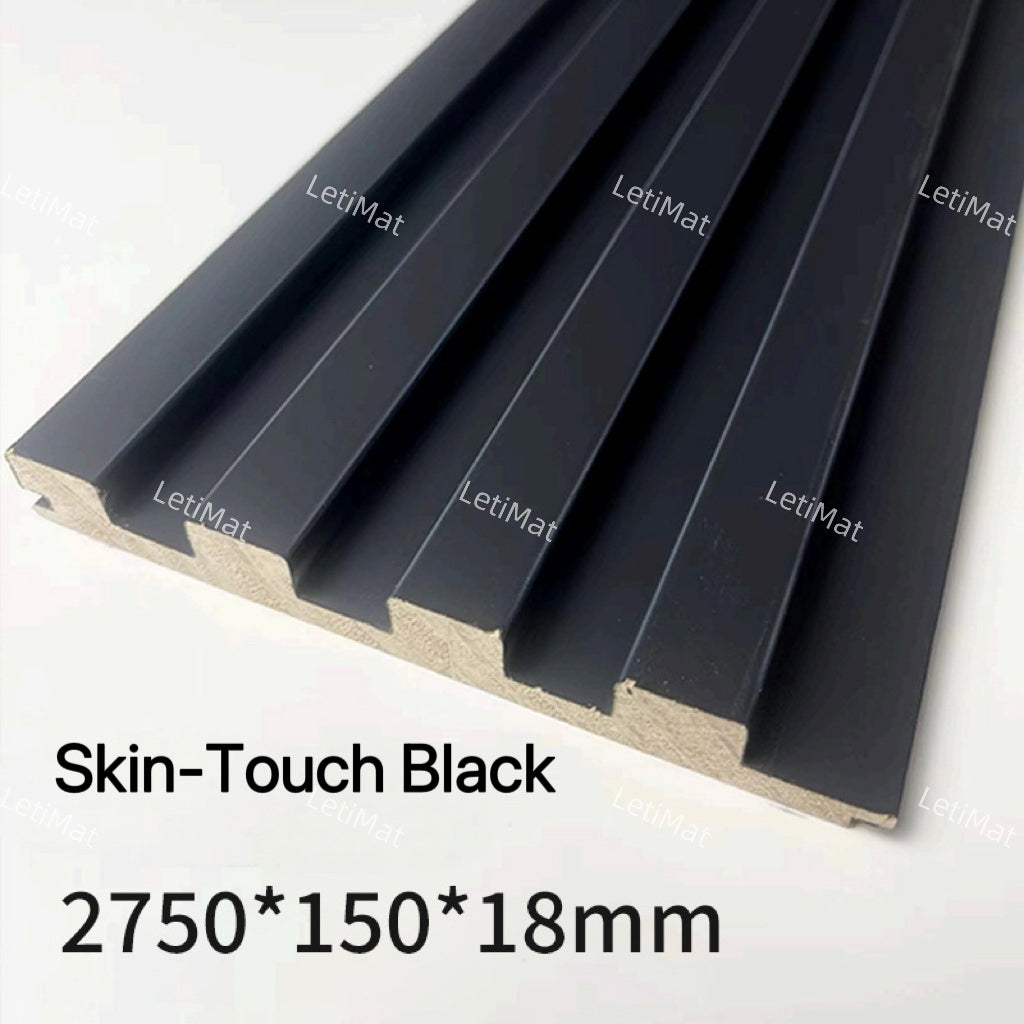 Solid Wood Acoustic Grille Wall Panel | Pine Slat Board | Pre-Finished 10 Colors | TV Background & Feature Wall