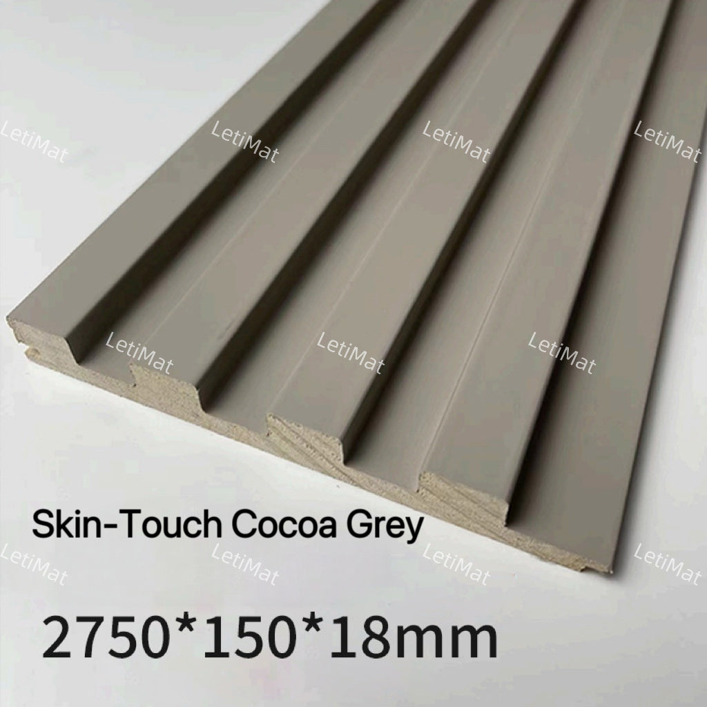 Solid Wood Acoustic Grille Wall Panel | Pine Slat Board | Pre-Finished 10 Colors | TV Background & Feature Wall
