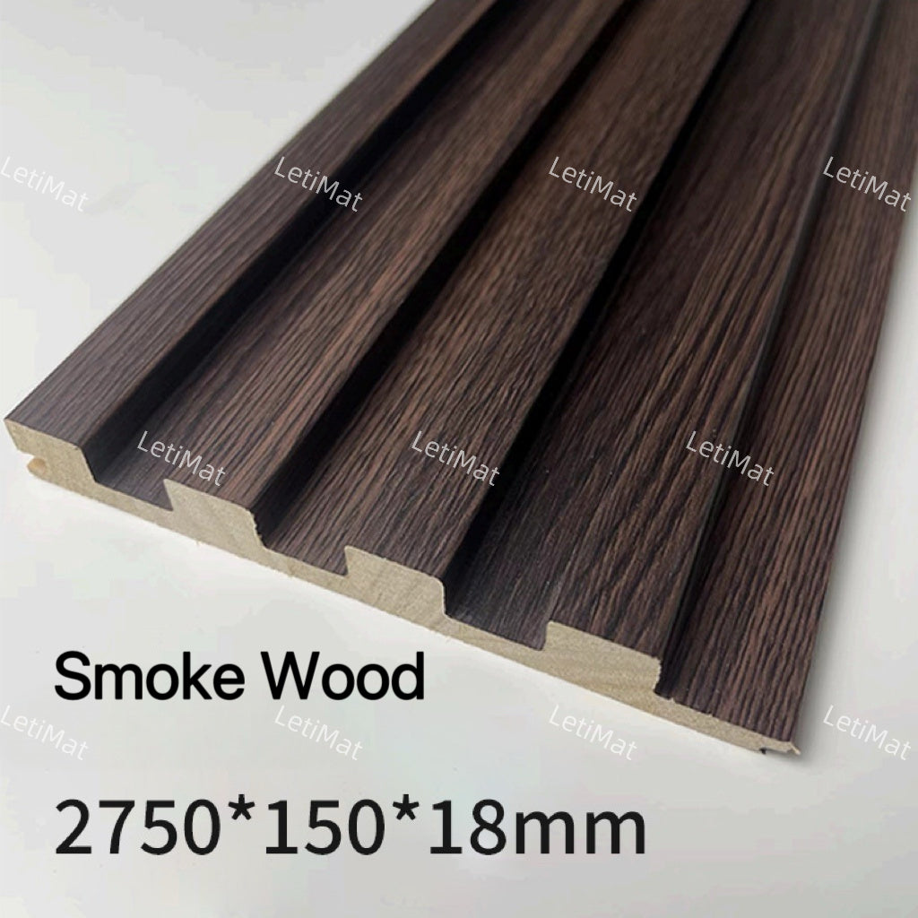 Solid Wood Acoustic Grille Wall Panel | Pine Slat Board | Pre-Finished 10 Colors | TV Background & Feature Wall