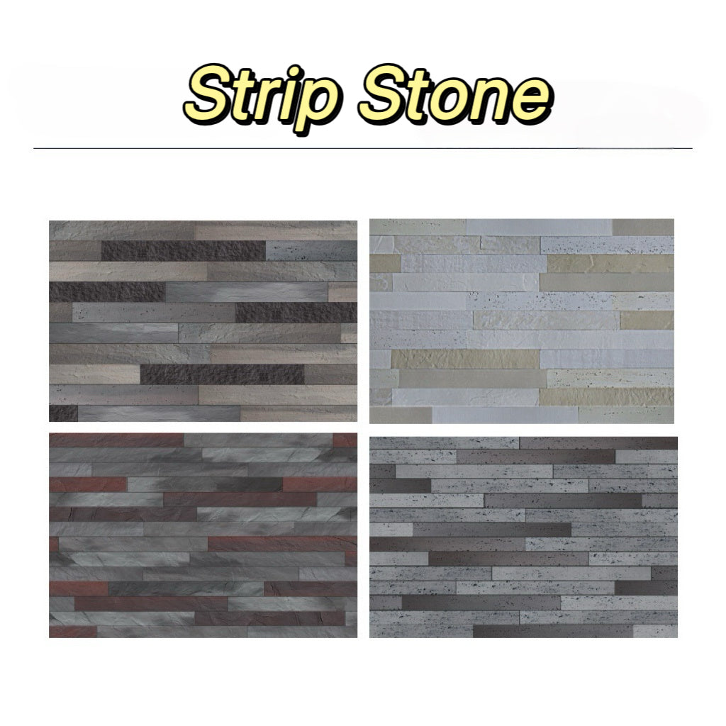 Flexible Stone Veneer Wall Panel | Real Stone Texture | Lightweight Bendable Sheet | 10 Patterns | Indoor & Outdoor