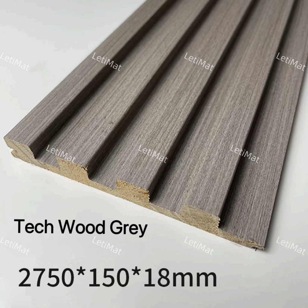 Solid Wood Acoustic Grille Wall Panel | Pine Slat Board | Pre-Finished 10 Colors | TV Background & Feature Wall