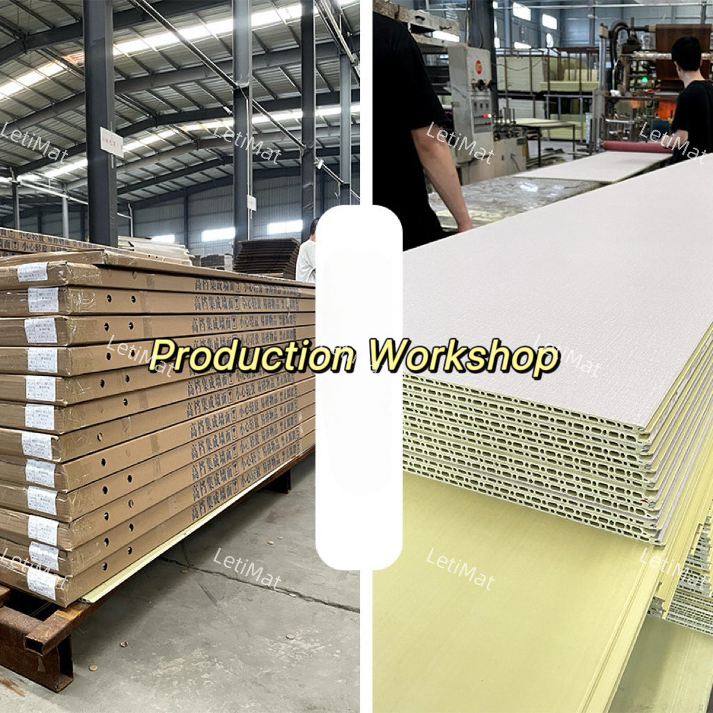 Bamboo Wood Fiber Integrated Wall Plank | Click-Lock Self-Install | Plain & V-Groove | Waterproof Interior Wall Cladding